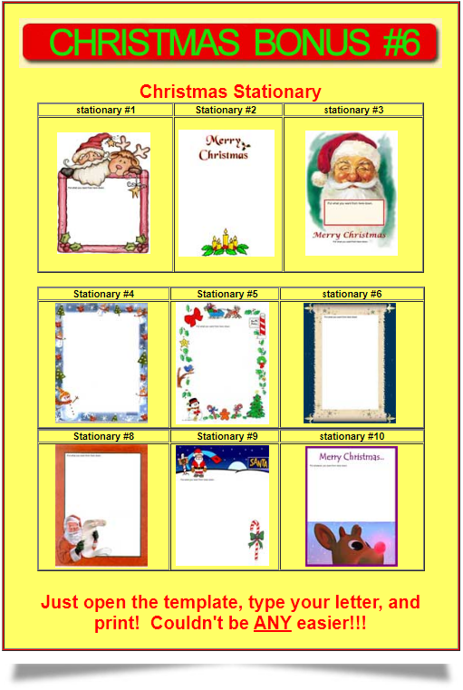 Santa Stationary Creator