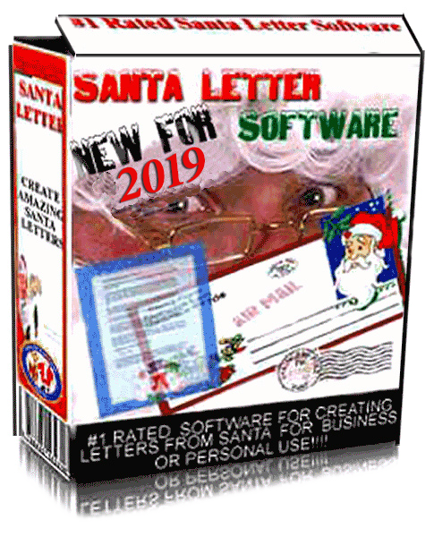 Santa Letter Software Box